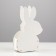 Wooden Kashpo 13x7.5x22 cm "Bunny", white