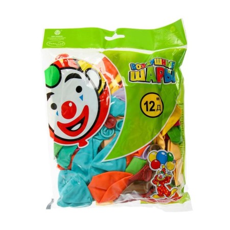 Latex ball 12 ", decorator, set 100 pcs., Mix color-2