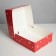 Folding box "Snowman", 25 x 25 x 10 cm, new year