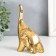 Souvenir Ceramics "Elephant - Dobrot up" Gold 8x5.3x14 cm