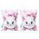 Servants "Kitty Marie", children, for swimming, 20x16 cm, pink color