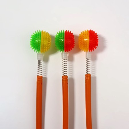 Massager - Cheserka "Ball", bilateral, Mix color-5