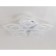 LED ceiling LED with Ambrella Light, Original, FA4292, 5XLED, 120 W, 9000LUM, 3000-6400K, white color.