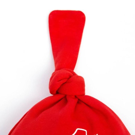 Baby cap I am "My first New Year", red, size 48-1