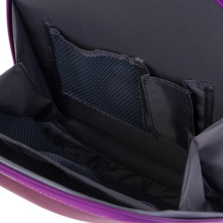 School backpack 38 x 30 x 16 cm, ergonomic back, stavia "cat 3d", lilac-11