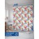 Photostore for the bathroom "Flower panel", Saten, size 180x200 cm