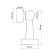 Lockland door magnetic stop, chrome color