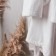 Frequency Female Women's bathrobe: Basic "Blanc de Blanc", size XL, 100% cotton, 420 g/m2