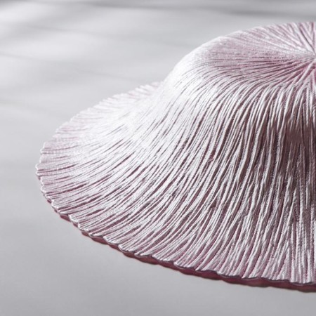 Serving dish "Amethyst", d = 40 cm, pink color-2