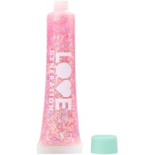 Glitter-Gel Face Love Generation We Love Glitter, tone 02 pink, 15 ml