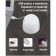 Masturbator Galaku Cup Oasis, with vibration, 20 modes, USB ZU, turquoise