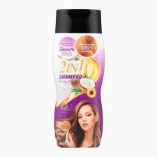 Hair shampoo, food, with coconut extract, 400 ml