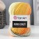 Yarn "Jeans Crazy" 55% cotton, 45% acrylic 160m/50g (8210 yellow-orange.