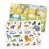 Stickers reusable "animals of hot countries", A4 format