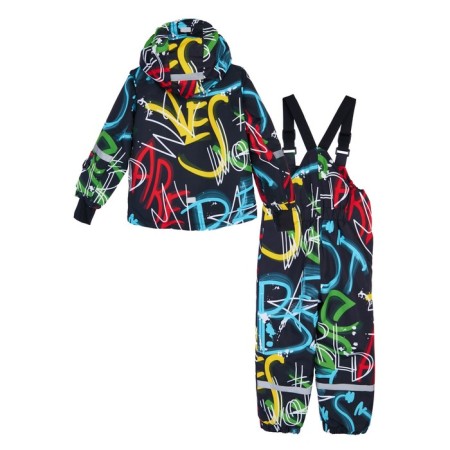 Winter kit for the boy PlayTode: jacket and semicunner, height 110 cm-9