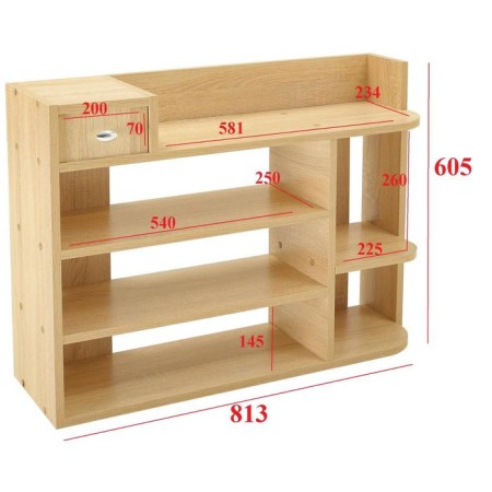 Stellaz Austin No. 1, 813x250x605, Dub Sonoma-1