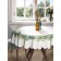 The tablecloth "Flower Circle", Round, Saten, D = 150 cm