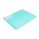 A4 cartridge folder, 6 departments, 600 μm, Devente, Pastel, texture "Sand", turquoise