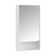 Aquaton Skandi Carder Mirror, 45 cm, white color