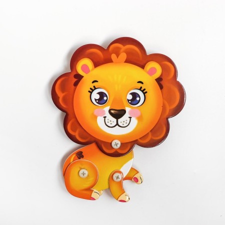 Constructor. Collect the 3D model "Africa"-4
