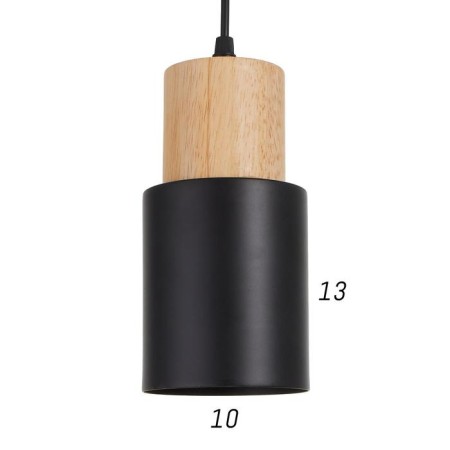Bayerlux lamp "Cup" E27 40W black 10x10x19.8 cm-3