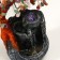 The desktop fountain from the network, backlight "wood with gems and waterfall" 180 stones 26x19x12 cm