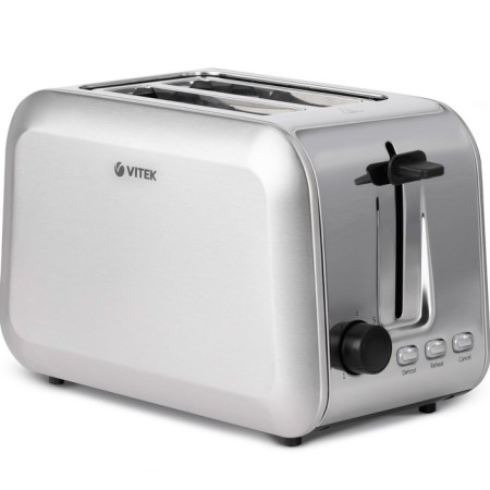 Toster Vitek VT-1588, 750 W, 7 modes, 2 toasts, silver