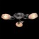 Cellars' chandelier "Fiesta", 3x60W E14, chrome 60x60x13 cm