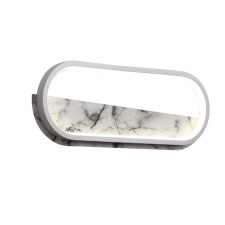 Wall lamp Mantra Marmol, Led, 1800lm, 3000k, 419x54x150 mm, white color