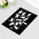 Plastic stencil "cats" 14.5x20cm