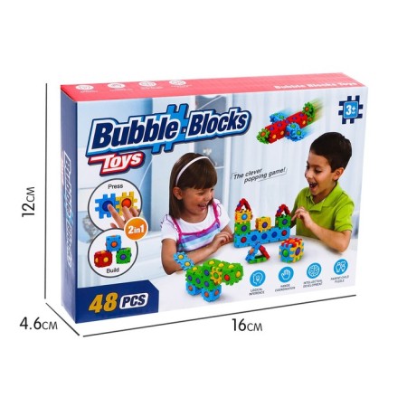 Designer Pazle "Pop IT", 2 in 1, 48 details-2