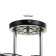 Trioni chandelier 2 lamps 40W E27 Chrome-black 51x31x29