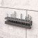 Holder for storage of drills for 29 seats, wall, galvanized steel