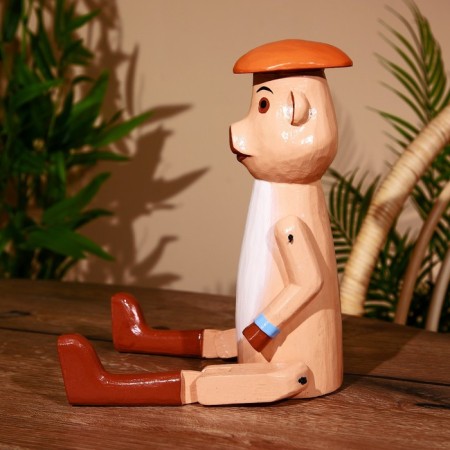 Souvenir "Pigue" hanging paws, wood 40 cm-2