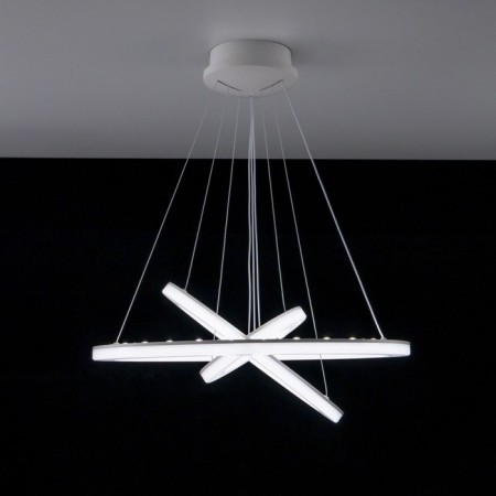 Suspended lamp Citilux "Electron" CL710A104S, 65x65x40 cm, 1x104W, LED, white color-30