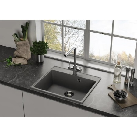 Mixer for the kitchen Ulgran Quartz UQ-016, with a tap for drinking water, color 08 Cosmos-3