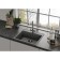 Mixer for the kitchen Ulgran Quartz UQ-016, with a tap for drinking water, color 08 Cosmos