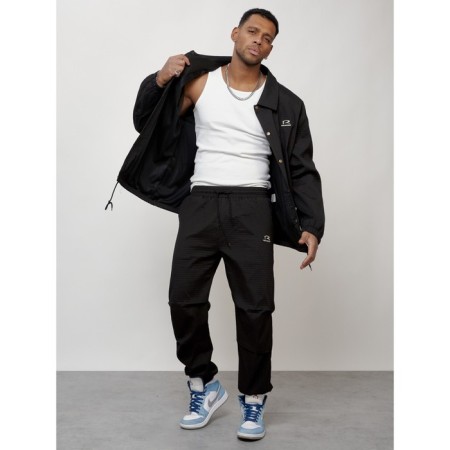 Sports suit men's, size 48, black color-17