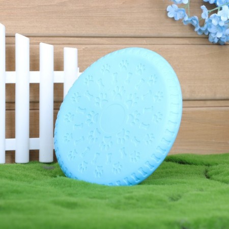 Frisby "Bones and Paws", 18.6 cm, thermoplastic rubber, blue-1