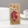 Candle in the Cake "Fine", number "6", red metallic, 6.5 cm