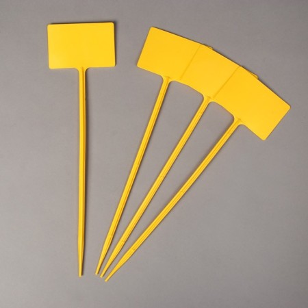 Garden signs for marking, 34 cm, set 10 pcs., Plastic, color mix, Greengo-11