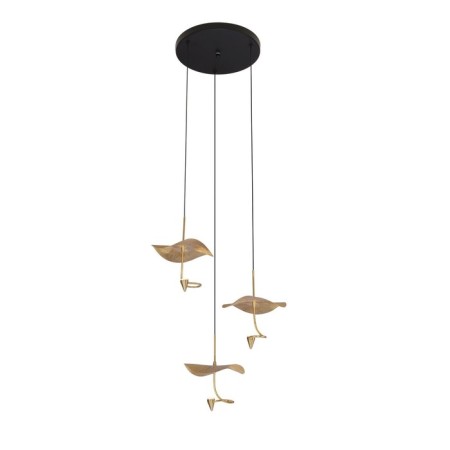 Spring LED LED GerHort G52138/3BK+BRS, 3HLED, 150x25x25 cm, black color black