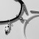 Bracelets "Demetrons" on the magnet, rocket and flying saucer, black and white color, 8 cm