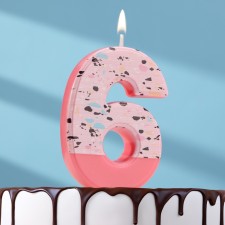 Candle for the Mosaika cake, number 