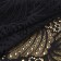 Lace elastic fabric, 180 ± 5 mm × 2.7 ± 0.5 m, black color