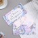 Money envelope "Happy Birthday!" blue flowers, 17x8 cm