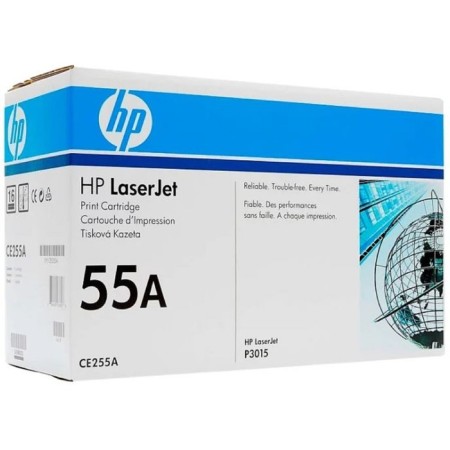 Toner Cartridge HP 55A CE255A Black for HP LJ P3015 (6000-1