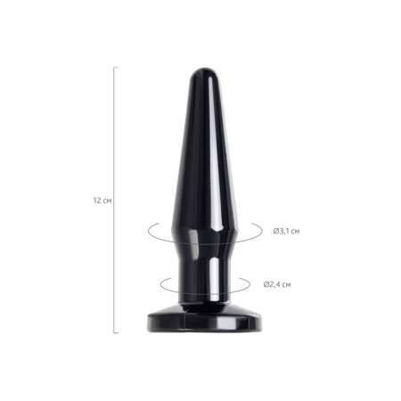 Anal sleeve Toyfa Popo pleasure gemini α, tp, 12.1 cm, black color-4