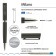 Switching handle, 1.0 mm, BrunovisConti milano, blue rod, metal case Soft Touch Black, in case