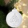 Christmas tree decoration for painting "spruce" 4 pcs., Brush